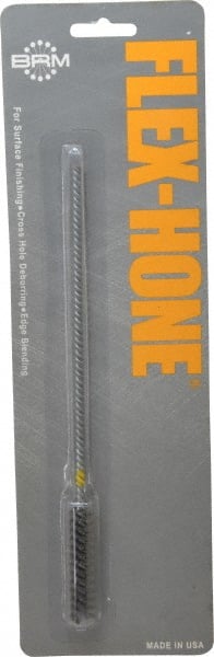 Brush Research Mfg. - 3/8" to 0.394" Bore Diam, Diamond Flexible Hone - Extra Fine, 8" OAL - Exact Tooling