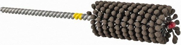 Brush Research Mfg. - 1" to 1-1/8" Bore Diam, Diamond Flexible Hone - Extra Fine, 8" OAL - Exact Tooling