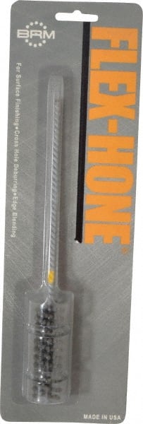Brush Research Mfg. - 5/8" to 0.709" Bore Diam, Diamond Flexible Hone - Extra Fine, 8" OAL - Exact Tooling