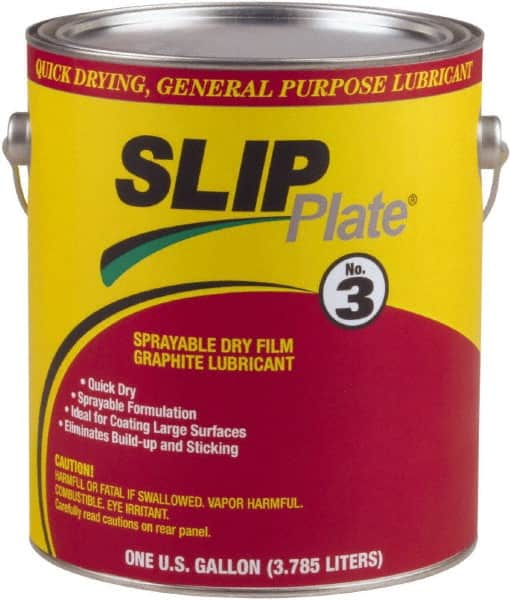 SLIP Plate - 1 Gal Can Lubricant - Black, -75°F to 450°F - Exact Tooling