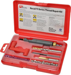 Recoil - 36 Inserts, 1/4-20, 1/4-20 UNC, Thread Repair Kit - 0.375" Insert Length - Exact Tooling