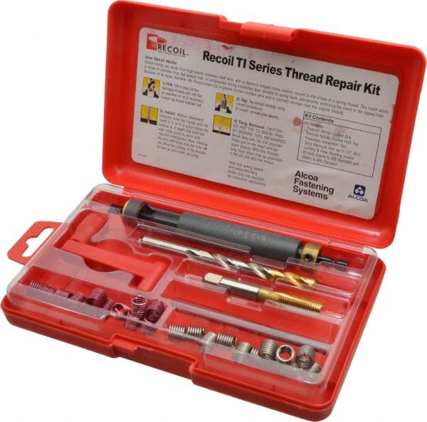 Recoil - 36 Inserts, 5/16-18, 5/16-18 UNC, Thread Repair Kit - 0.469" Insert Length - Exact Tooling