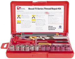 Recoil - 18 Inserts, 1/2-13, 1/2-13 UNC, Thread Repair Kit - 0.75" Insert Length - Exact Tooling