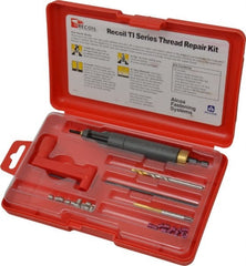 Recoil - 36 Inserts, #8-32, #8-32 UNC, Thread Repair Kit - 0.246" Insert Length - Exact Tooling
