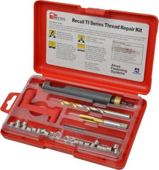 Recoil - 18 Inserts, M8x1.25, M8x1.25 Metric Coarse, Thread Repair Kit - 12mm Insert Length - Exact Tooling