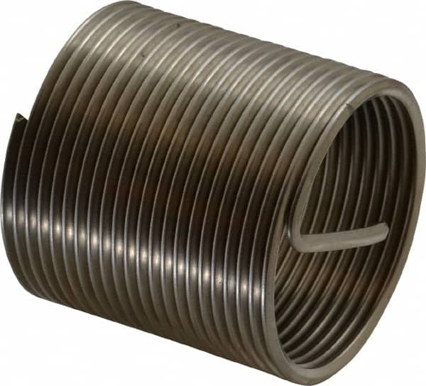 Recoil - 1-3/8 - 12 UNF, 2.062" OAL, Free Running Helical Insert - Tanged, Stainless Steel, 1-1/2D Insert Length - Exact Tooling