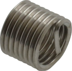Recoil - M7x1.00 Metric Coarse, 10-1/2" OAL, Free Running Helical Insert - 8 Free Coils, Tanged, Stainless Steel, 1-1/2D Insert Length - Exact Tooling