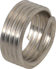 Recoil - 1/4-18 NPT, 0.394" OAL, Free Running Helical Insert - 5 Free Coils, Tanged, Stainless Steel, 1-1/2D Insert Length - Exact Tooling
