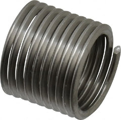 Recoil - M10x1.25 Metric Fine, 15" OAL, Free Running Helical Insert - 9-1/2 Free Coils, Tanged, Stainless Steel, 1-1/2D Insert Length - Exact Tooling