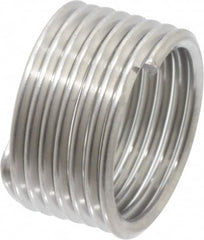 Recoil - M12x1.25 Metric Fine, 1/2" OAL, Free Running Helical Insert - Tanged, Stainless Steel, 1D Insert Length - Exact Tooling