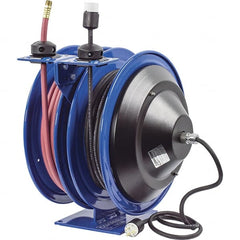 CoxReels - 50' Spring Retractable Hose Reel - 300 psi, Hose Included - Exact Tooling
