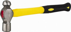 Value Collection - 5 Piece, 1/2, 3/4, 1, 1-1/2, 2 Lb Head Weight, Fiberglass, Ball Pein Hammer Set - 11-1/2, 12-1/2, 14-1/2, 15" OAL, Fiberglass Handles, Ball Pein - Exact Tooling