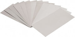 Precision Brand - 12 Piece, 0.001 to 0.015 Inch Thickness, Steel Shim Stock Sheet Assortment - 12 Inch Long x 6 Inch Wide - Exact Tooling