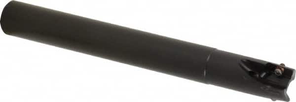 Kennametal - 3/4" Cut Diam, 0.58" Max Depth of Cut, 3/4" Shank Diam, 6-1/2" OAL, Indexable Square Shoulder End Mill - EC14.., EP14.. Inserts, Cylindrical Shank, 0° Lead Angle, Through Coolant - Exact Tooling