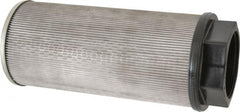 Flow Ezy Filters - 100 Mesh, 378 LPM, 100 GPM, 5.2" Diam, Female Suction Strainer without Bypass - 3 Port NPT, 12-1/2" Long - Exact Tooling