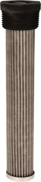 Flow Ezy Filters - 100 Mesh, 38 LPM, 10 GPM, 1.3" Diam, Male/Female Tank Mounted Strainer - 1 1/4 x 3/4 Port NPT, 8.1" Long - Exact Tooling