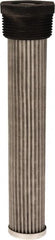 Flow Ezy Filters - 100 Mesh, 38 LPM, 10 GPM, 1.3" Diam, Male/Female Tank Mounted Strainer - 1 1/4 x 3/4 Port NPT, 8.1" Long - Exact Tooling