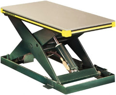 Southworth - 2,000 Lb Capacity Hydraulic Scissor Lift Table - 6-3/4" to 42-3/4" Lift Height, 48" Platform Length x 48" Platform Width - Exact Tooling