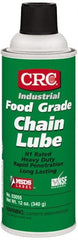 CRC - 16 oz Aerosol High Temperature Chain & Cable Lubricant - White, 8 to 325°F, Food Grade - Exact Tooling