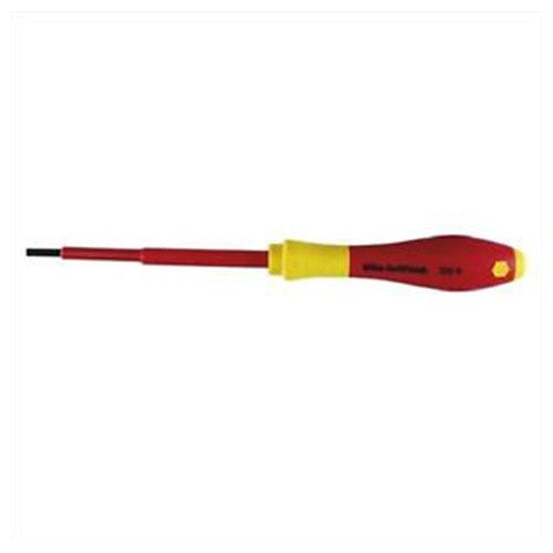 Insulated Cushion Grip Slotted Screwdriver 6.5 × 150 mm (1/4″) In Carded Hanger - Exact Tooling
