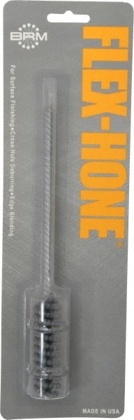 Brush Research Mfg. - 0.709" Bore Diam, 320 Grit, Silicon Carbide Flexible Hone - Extra Fine, 8" OAL - Exact Tooling