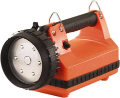 Streamlight - White LED Bulb, 615 Lumens, Spotlight/Lantern Flashlight - Orange Plastic Body, 1 6V Battery Included - Exact Tooling