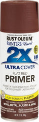 Rust-Oleum - 12 oz Red Aerosol Primer - 10 to 12 Sq Ft Coverage, Interior/Exterior - Exact Tooling