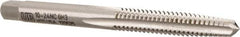 Union Butterfield - #10-24 UNC 2B/3B 4 Flute Bright Finish High Speed Steel Straight Flute Standard Hand Tap - Taper, Right Hand Thread, 2-3/8" OAL, 7/8" Thread Length, H3 Limit, Oversize - Exact Tooling