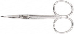 Clauss - 1" LOC, 8-1/2" OAL Straight Scissors - Steel Straight Handle, For Paper, Fabric - Exact Tooling