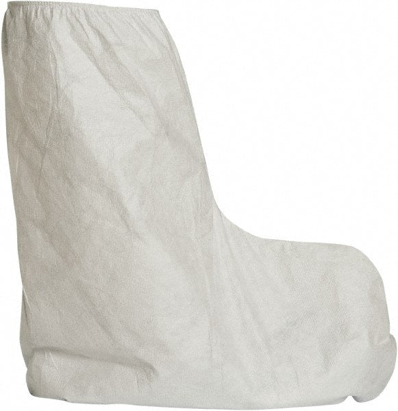 Dupont - Size Universal, Tyvek, Standard Boot Cover - White, Non-Chemical Resistant - Exact Tooling
