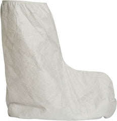 Dupont - Size Universal, Tyvek, Standard Boot Cover - White, Non-Chemical Resistant - Exact Tooling