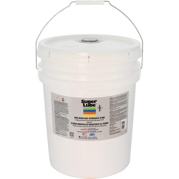 Synco Chemical - 5 Gal Pail Semisynthetic Hydraulic Oil - -20 to 60°F, SAE 80W, ISO 46, 46 cSt at 100°C - Exact Tooling