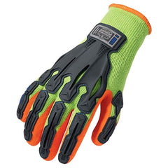 921 S Lime Impact-Reduc Glove Thermal Rubber-Dipped Dorsal - Exact Tooling