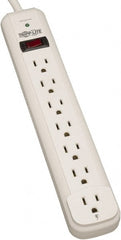 Tripp-Lite - 7 Outlets, 120 VAC15 Amps, 6' Cord, Power Outlet Strip - Floor, Keyhole Mount, 5-15 NEMA Configuration, 11.69" Strip - Exact Tooling