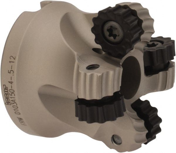 Iscar - 1.03" Cut Diam, 0.236" Max Depth, 1/2" Arbor Hole, 4 Inserts, RC.. 1206 Insert Style, Indexable Copy Face Mill - FRW Cutter Style, 1-1/4 High, Through Coolant, Series MillShred - Exact Tooling