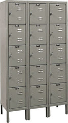 Hallowell - 15 Door, 5 Tier, Premium Box Lockers - Exact Tooling