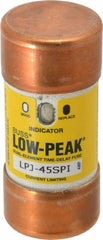 Cooper Bussmann - 300 VDC, 600 VAC, 45 Amp, Time Delay General Purpose Fuse - Fuse Holder Mount, 2-3/8" OAL, 100 at DC, 300 at AC (RMS) kA Rating, 1-1/16" Diam - Exact Tooling