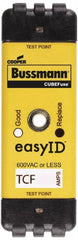Cooper Bussmann - 300 VDC, 600 VAC, 90 Amp, Time Delay General Purpose Fuse - Plug-in Mount, 76.45mm OAL, 100 at DC, 200 (CSA RMS), 300 (UL RMS) kA Rating - Exact Tooling