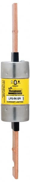 Cooper Bussmann - 300 VDC, 600 VAC, 80 Amp, Time Delay General Purpose Fuse - Bolt-on Mount, 7-7/8" OAL, 100 at DC, 300 at AC (RMS) kA Rating, 1-7/64" Diam - Exact Tooling