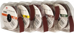 3M - 1" 5 Piece Roll Kit - 60, 80, 120, 180 & 240 Grit, & Medium, Fine & Very Fine Grades - Exact Tooling