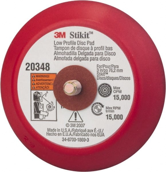 3M - Disc Backing Pad - 15,000 RPM - Exact Tooling
