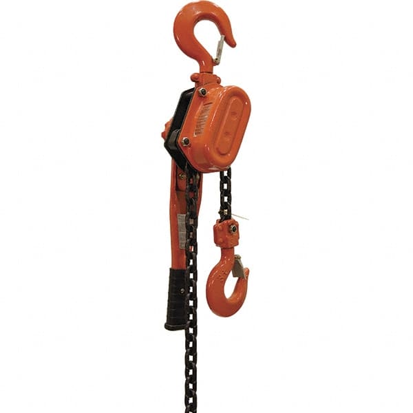 Vestil - 6,000 Lb Lifting Capacity, 5' Lift Height, Lever Hoist - Made from Chain - Exact Tooling