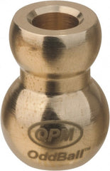 QPM Products - 1/4" Hose ID, Coolant Hose Adapter - Unthreaded, For 1/4" Loc-Line - Exact Tooling