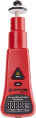 Amprobe - Accurate up to 0.1%, 0.0001 to 1 RPM Resolution, Contact and Noncontact Tachometer - 11 Inch Long x 7 Inch Wide x 3.2 Inch Meter Thick, 10 to 19,999 (Contact) and 99,999 (Noncontact) RPM Measurement - Exact Tooling