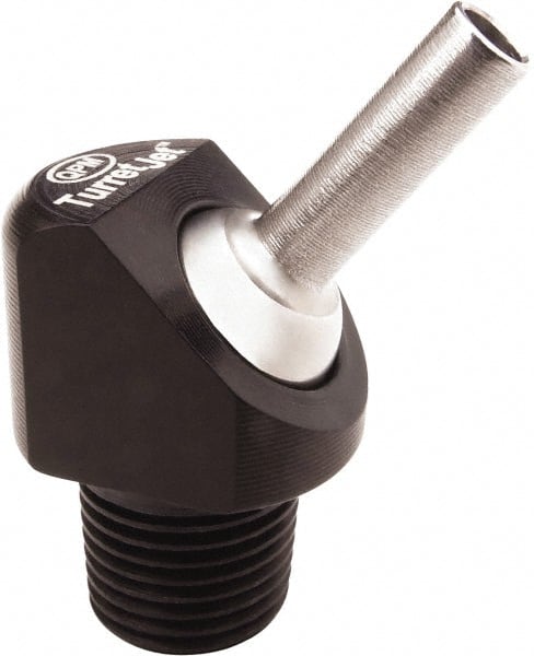 QPM Products - 0.11" Hose Inside Diam, Coolant Hose Nozzle - NPT, for Use with CNC Lathes - Exact Tooling