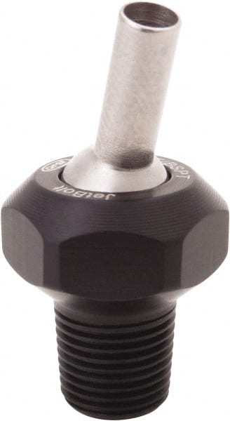 QPM Products - 3/16" Hose Inside Diam, Coolant Hose Nozzle - NPT, for Use with CNC Lathes - Exact Tooling