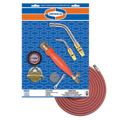 Made in USA - Propane & MAPP Torch Kits; Type: Air/Acetylene ; Fuel Type: Acetylene ; Contents: Acetylene Regulator RB; Handle TH6; Tips A-3, A-11; Acetylene Hose H12; Tank Key w/chain W05 ; Contents: Acetylene Regulator RB; Handle TH6; Tips A-3, A-11; A - Exact Tooling
