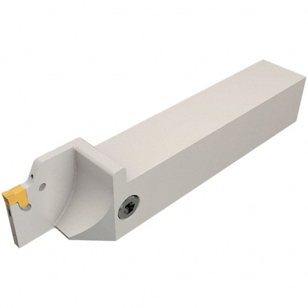Iscar - External Thread, 1.8mm Min Groove Width, 100mm OAL, Right Hand Indexable Grooving Cutoff Toolholder - 12mm Shank Height x 12mm Shank Width, TAG Insert Style, TGT Toolholder Style, Series Tang-Grip - Exact Tooling