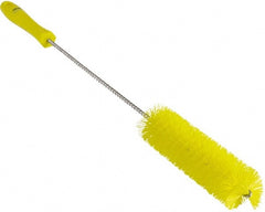 Vikan - 1-5/8" Diam Polyester Valve Brush - 19-5/8" OAL, 5-5/8" Head Length, Polypropylene & Stainless Steel Handle - Exact Tooling