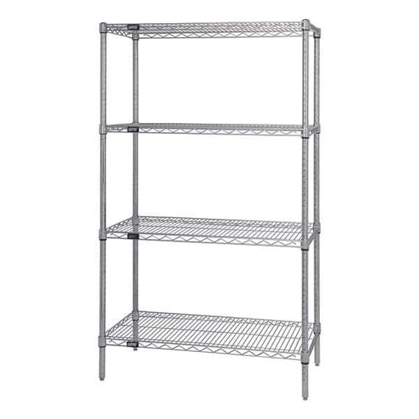 Quantum Storage - Wire Shelving Type: Wire Shelving - Starter Unit Starter or Add-On: Starter - Exact Tooling
